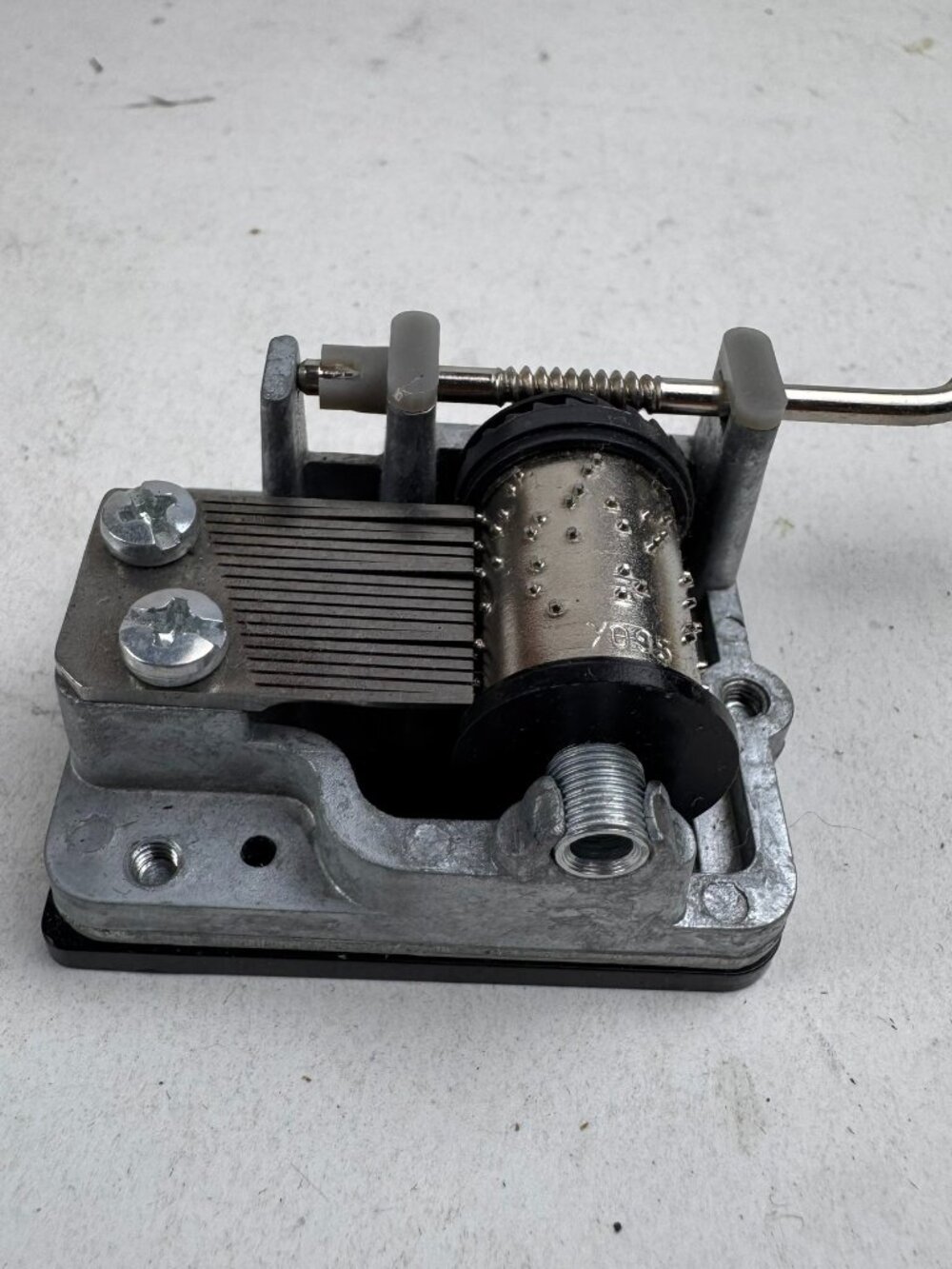 mini hand crank music box movement 18 note mechanical musical parts craft diy